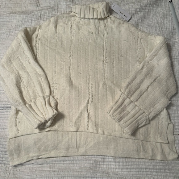 Gilli Picked Stitch Sweater - NWT - Size S - Picture 5 of 15